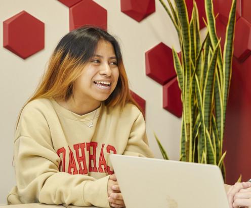 A student at The Aspire Center.